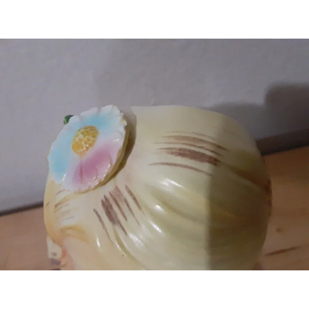 VTG Rare Enesco 1950's Delsey Tissue Girls Headvase 6
